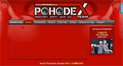 Desktop Screenshot of pohodex.cz